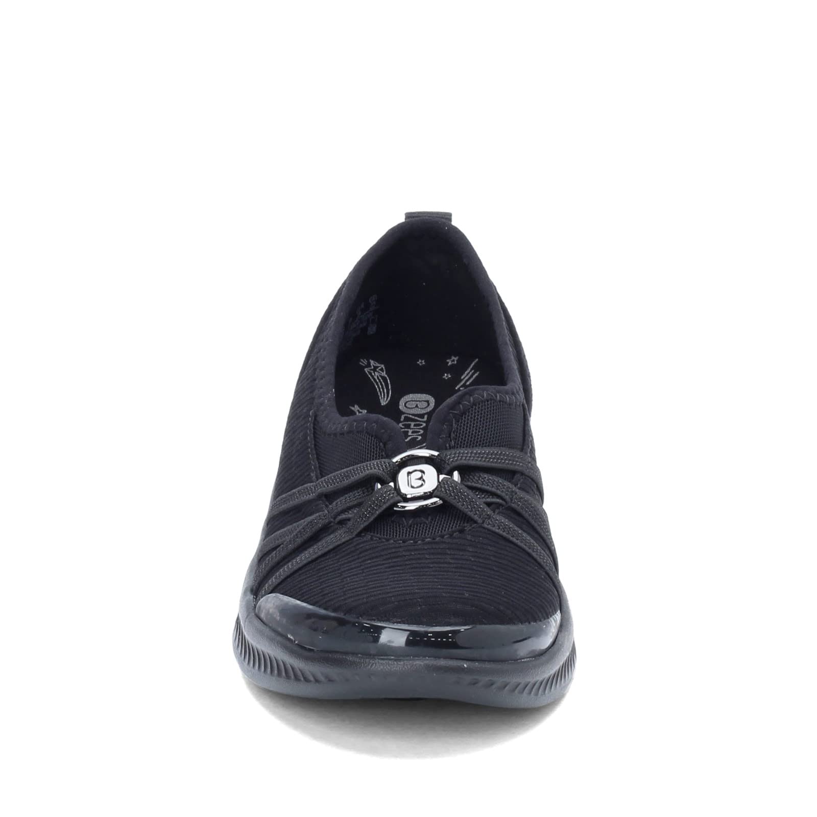 LifeStride BZees Womens Niche Slip-On Comfort Ballet Flat, Black Mesh, 10 US - Image 3